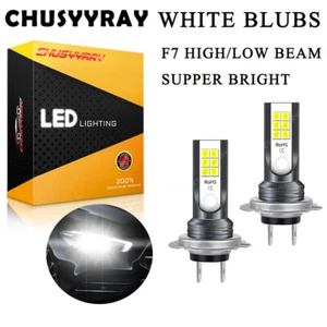 2x H7 LED Headlight Globes White For Mercedes W203 W204 W205 W211 - Bild 1 von 9