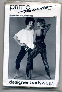 Prime Moves Pattern 1010; Leggings, Racing Top, Pants, Big Tee; Size S-M-L Uncut - Picture 1 of 1
