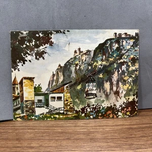 VINTAGE FARBEN POSTKARTE SAMMLUNG SAN MARINO - DREI BERGE (gemalt) - Bild 1 von 2