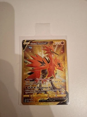 Galarian Zapdos Brilliant Stars 182/172 Gold English NM - Bild 1 von 2