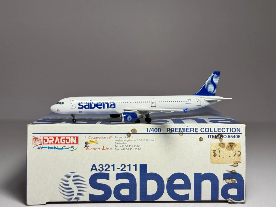 Dragon Wings 1:400 Sabena Airbus A321-200 OO-SUC 55405 - Image 1 of 2