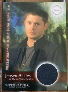 2008 Supernatural Season 3 PW 1 Pieceworks Jensen Knöchel als Dean Winchester - Bild 1 von 2