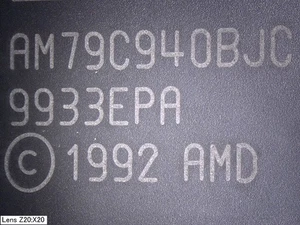 ANALOG MICROELECTRONICS AM79C940BJC Integrated Circuit New Lot Quantity-2 - Picture 1 of 1
