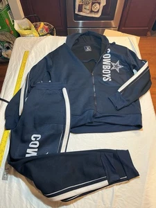 Pacific Polo Club  2 Piece Sweat Suit Set Dallas Cowboys Size Large Unisex - Picture 1 of 10