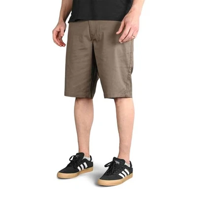 Volcom Frickin Modern Stretch 21" Shorts - Mushroom - Image 1 of 4