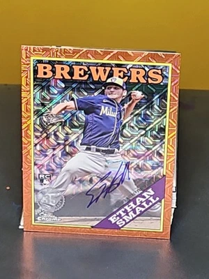 2023 Topps 1988 Topps Chrome Silver Pack Ethan Small T88C20 Orange Refractor /25 - Image 1 of 4