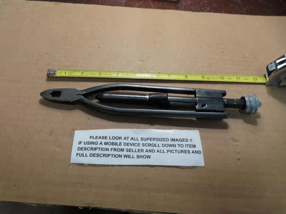 MILBAR 2W SAFETYTWIST SAFETY WIRE PLIERS 12" AIRCRAFT TOOL MANUAL RETURN - Image 1 of 1