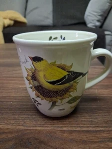 CJ Wildlife Mug American Goldfinch Sunflowers Collection Coffee Cup 12 oz. - Picture 1 of 9
