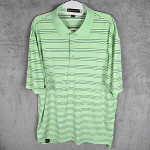 Peter Millar Summer Comfort Golf Polo Shirt Size Large Green - Picture 1 of 6