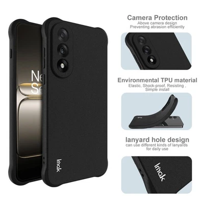 For OnePlus Nord 5 Phone Case Shockproof 4 Airbags Sandy Clear Soft Rubber Cover - Image 1 of 4