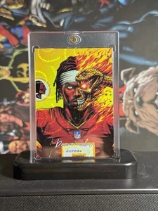 Jayden Daniels 2024 Anime of Sport Manga Swag Cartoon Yellow Wave Refractor 1/1 - Picture 1 of 2
