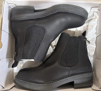 Botas Blowfish Malibu Vedder para mujer 7,5 negras punta redonda tobillo Chelsea JOBB282 Foto 1 de 4