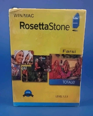 Rosetta Stone Farsi  Level 1, 2 & 3 Version 4 Complete in Box*Sealed*  - Image 1 of 4