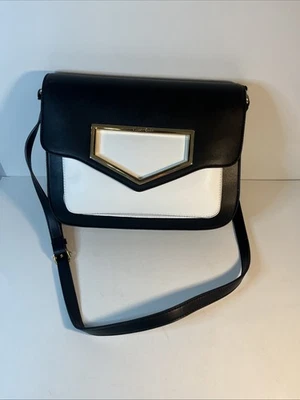 Calvin Klein Ashlynn Crossbody  Black White Gold New With Tags - Image 1 of 4
