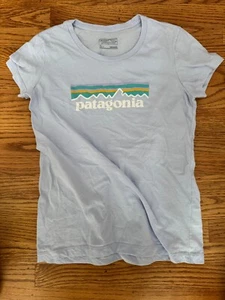 Patagonia Short Sleeve Graphic T-Shirt Girls Size XL Logo - Picture 1 of 2