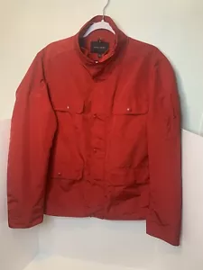 Banana Republic Men’s Fall/Winter Nylon Red Jacket Full Zip Outdoor Coat Large - Picture 1 of 7