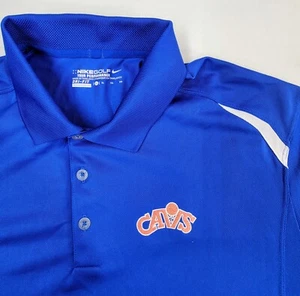 NIKE Cleveland Cavaliers Poloshirt Herren XL Blau 90s Vibe Tour Performance - Bild 1 von 7