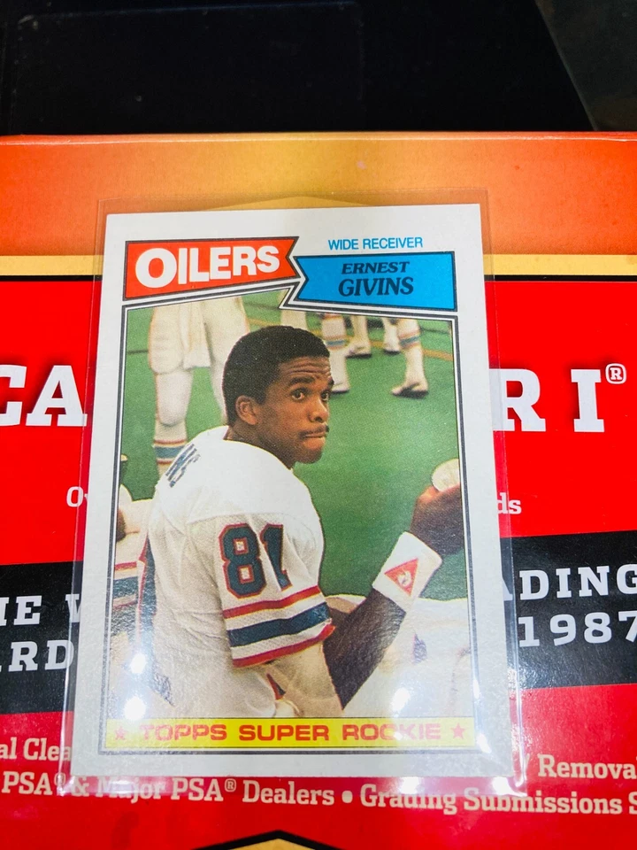 1987 Topps Football Card #310 Ernest Givins RC v444 NFL CARDS FOOTBALL - Image 1 of 2