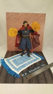 Maßstab 1:6 -1/12 blau & weiß Teppich Carpet für Actionfiguren tolles Diorama Detolf  - Bild 1 von 5