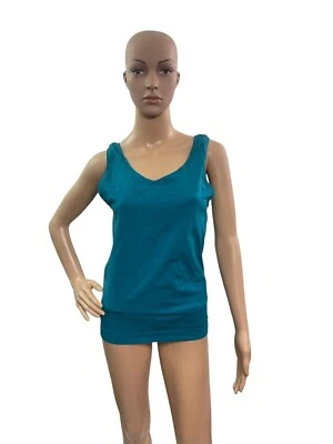 Camiseta sin mangas White House Blue Market para mujer talla L azul verdoso sin mangas cuello en V Foto 1 de 4