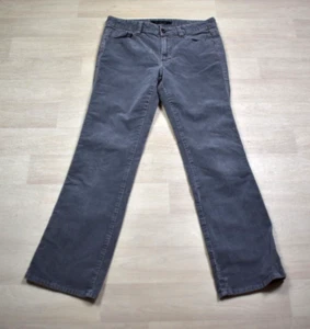 Y2K Calvin Klein Midrise Bootcut Flare Corduroy Pants Flap Pocket 10 VTG 2000s - Picture 1 of 6