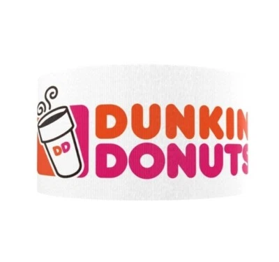 3" Grosgrain Ribbon 5 yards 1100905 Dunkin Donut Bakery Donuts - Image 1 of 2