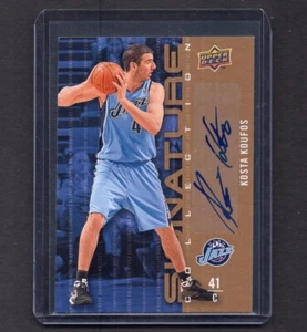 KOSTA KOUFOS 2009-10 Upper Deck Auto Insert NBA Basketball Card #51 PSA - Picture 1 of 2