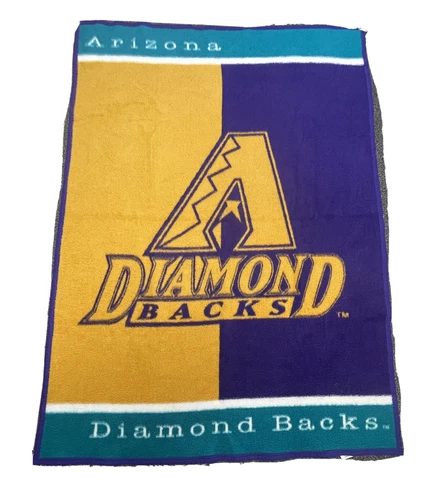 Arizona Diamondbacks Biederlack MLB Baseball Fleece Throw Blanket USA 72x52 Cover