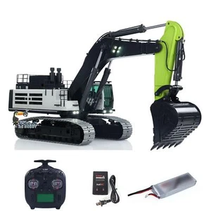 1:12 Metal RC Hydraulic Excavator ZE960G Double Pump RTR Digger ST8 Radio Smoke - Picture 1 of 12