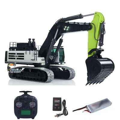 1:12 Metal RC Hydraulic Excavator ZE960G Double Pump RTR Digger ST8 Radio Smoke - Image 1 of 4