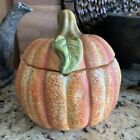 Vintage Ceramic Pumpkin Decoration Candle Holder Fall Autumn Harvest Candy Bowl