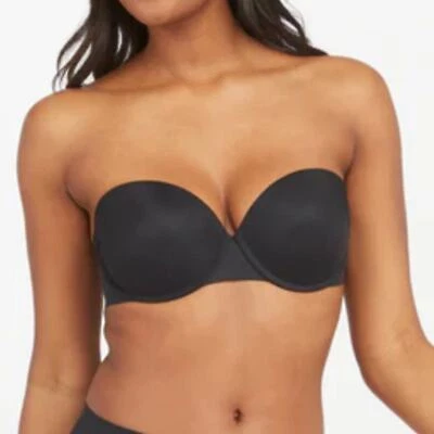 Sujetador sin tirantes negro 32D SPANX Up For Anything nuevo con etiquetas Foto 1 de 4