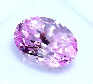 Piedra preciosa suelta fabulosa corte ovalado rosa morganita única certificada 10,65 quilates... - Imagen 1 de 4