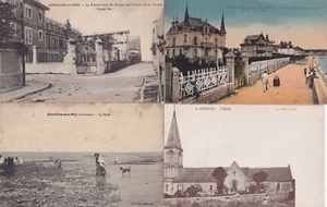 Konvolut 4 alte Ansichtskarten Ansichtskarten ASNELLES-SUR-MER CALVADOS - Bild 1 von 1