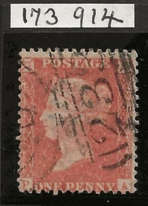 GB 1857 1d orange-brown (plate #40) SG#33 spec C9(1) cv£400+ (RPS certificate) - Picture 1 of 3