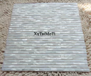 popular white convex shell mosaic tile mother of pearl kitchen bathroom - Picture 1 of 6