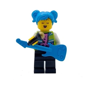 Original LEGO® Poppy Starr Minifigur Gitarre Rock Pop Sänger Star Musik Bühne - Bild 1 von 4