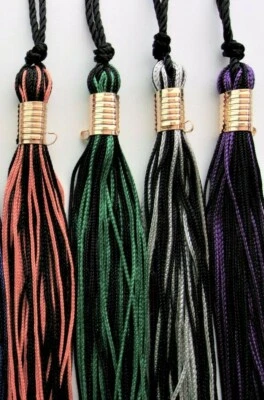 GRADUATION TASSEL-2 COLOR, & 3 CHARMS & BONUS 2025 2020 2021 2022 2023 2024 NEW - Image 1 of 4