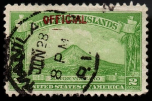 Philippines hand stamp official used - Foto 1 di 1