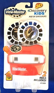 VERSIEGELT Discovery Kids Alter der Dinosaurier View-Master roter VIEWER & 3 Rollen - Bild 1 von 2