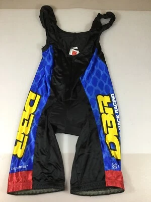 Shorts de ciclismo vintage De Marchi com costas de diamante 2XL XXL (6958-3) - Imagem 1 de 4