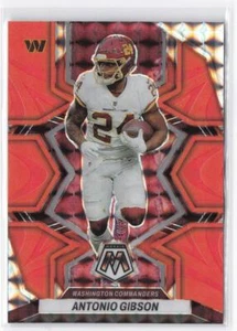 2022 Panini Mosaic Antonio Gibson #196 Mosaic Reactive Orange Prizm - Picture 1 of 2
