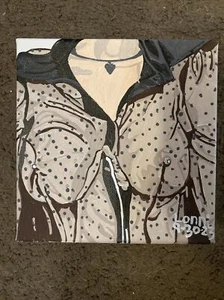 Woman Boobies Tiddies Breasts 6X6 Canvas Acrylics  - Picture 1 of 1