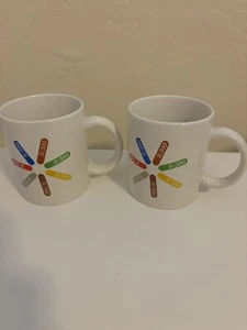 Juego de 2 tazas blancas IBM S/390 septiembre 1990 con diseño multicolor color - Imagen 1 de 5