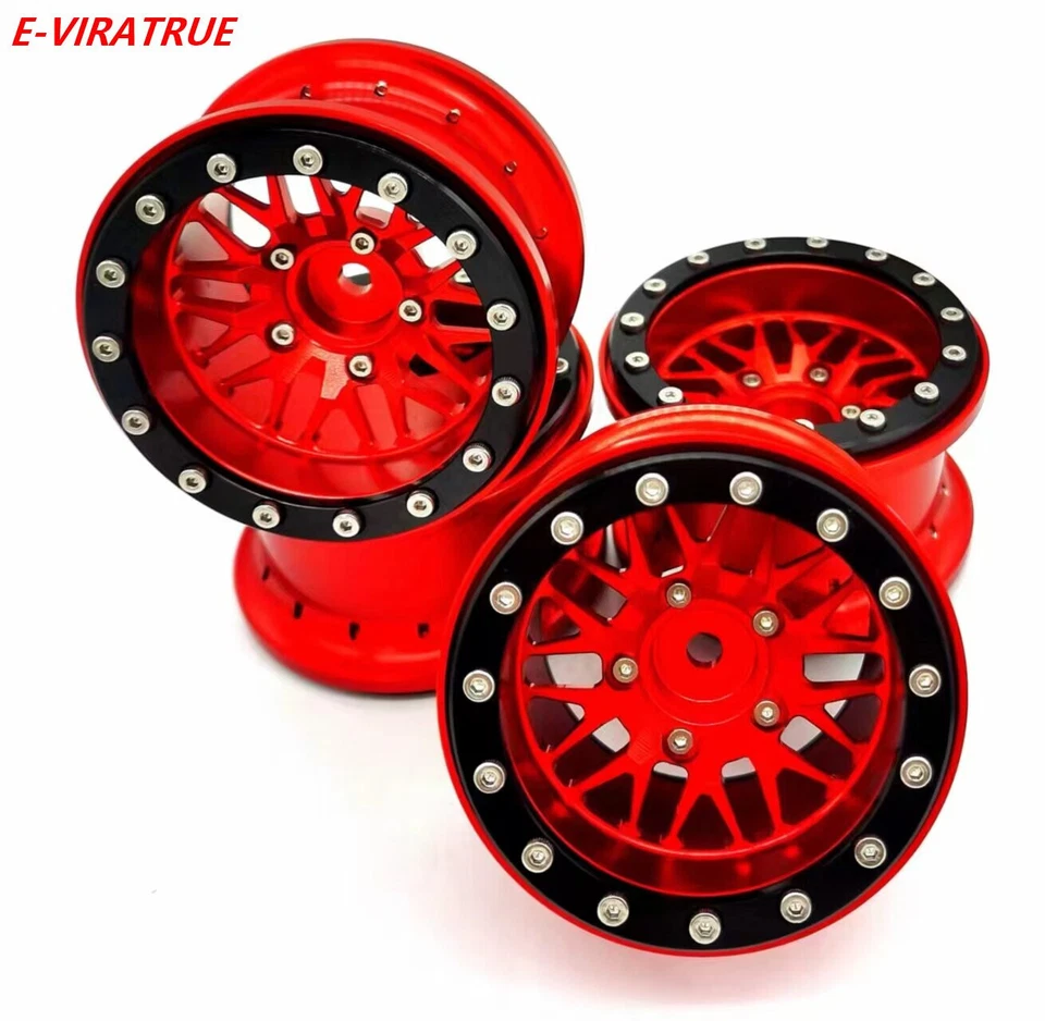 E-VIRATRUE 2.2''Alu Wheel For Axial SCX10&TRAXXAS TRX-4 Sport High Trail Edition - Image 1 of 1