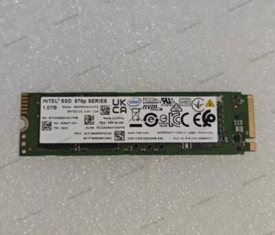 Intel 670P Series 1TB SSD M.2 2280 NVMe PCIE 3.0 x4 22x80mm SSDPEKNU010TZX1 - Image 1 of 2