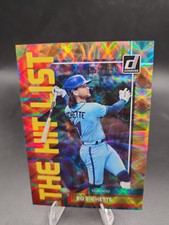 2022 Donruss Baseball The Hit List #5 Bo Bichette /999 - Toronto Blue Jays