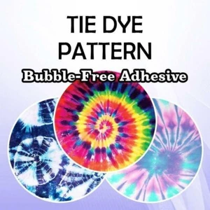 Bubble-Free Adhesive Vinyl Tie Dye Patterns 12" Roll **FREE SHIPPING** - Picture 1 of 5