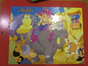Vintage Golden Aladdin 63 Pieces Jigsaw Puzzle 22" x 17" - Picture 1 of 4