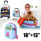 2 szt. 18+13 Walizka dziecięca + plecak Zestaw walizek Wózek dziecięcy Bagaż dziecięcy Bagaż podręczny